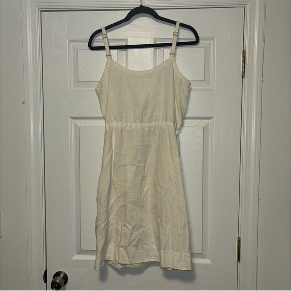 Eileen Fisher Linen drawstring waist Dress - Picture 5 of 5